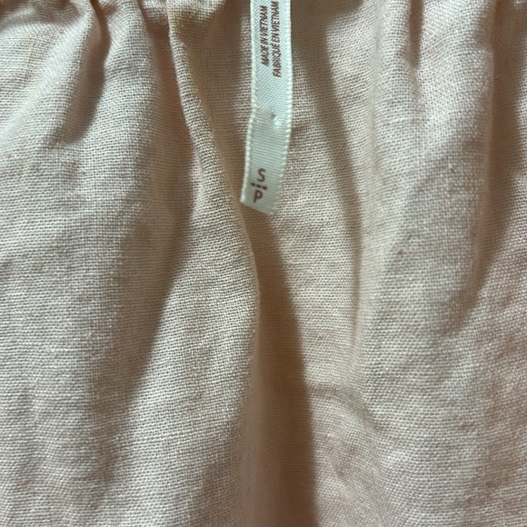 Free People Pink/Peach Button Down Shirt - Picture 6 of 6